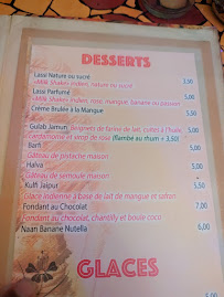 Restaurant indien INDIAN LOUNGE à Nice - menu / carte