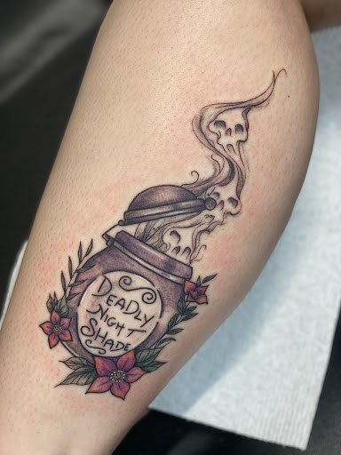 Explore black female tattoos ideas, creative tattoo ideas in Toledo, available at Art Bound Studio