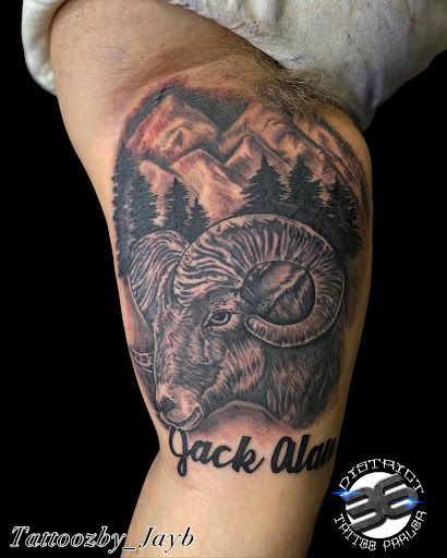 Explore black hole tattoo ideas, creative tattoo ideas in Passaic, available at District 36 Tattoo Parlor