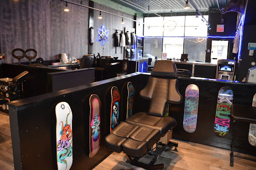 Explore best tattoo cover up ideas, creative tattoo ideas in Champaign, available at Dark Matter Collective