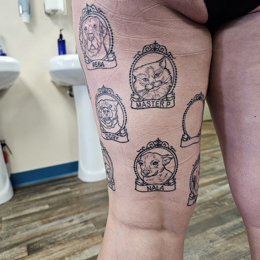 Explore tattoo ideas hombre, creative tattoo ideas in Traverse City, available at Pinups & Needles