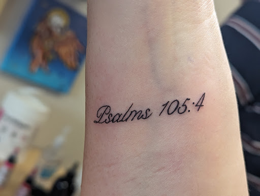 Explore fire and ice tattoo ideas, creative tattoo ideas in Davenport, available at Fine Ink Studios Tattoos