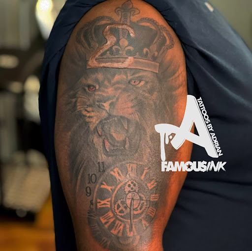 Explore hood neck tattoos ideas, creative tattoo ideas in Hammond, available at Famous Ink, Inc.