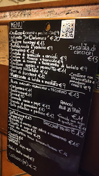 Restaurant de spécialités de la région de Rome La Carbonara (Monti) à Rome (le menu)