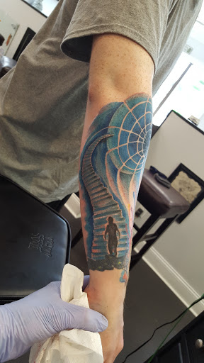 Explore latin quotes tattoo ideas, creative tattoo ideas in Carmel, available at Indiana Tattoo Company