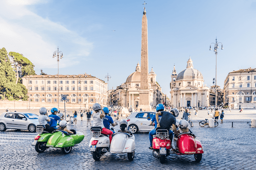 Vespa SideCar Tour