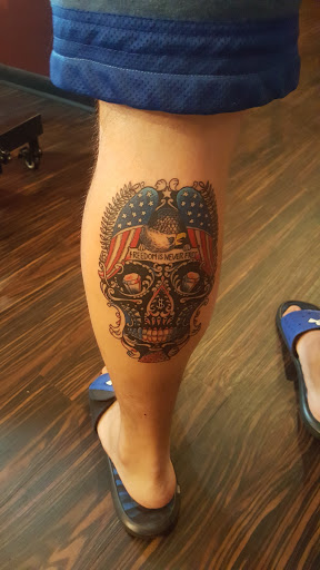 Explore massachusetts tattoo ideas, creative tattoo ideas in Huntsville, available at Blacktide Tattoo Co.