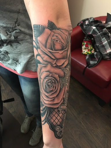 Explore angel tattoo ideas, creative tattoo ideas in Kingsford, available at Deft Tattoo Studio