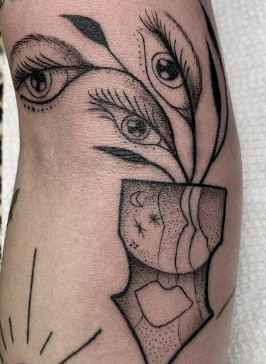 Explore elephant tattoo ideas small, creative tattoo ideas in Papillion, available at Moon Water Tattoo