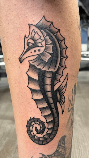 Explore child's name tattoo ideas, creative tattoo ideas in Costa Mesa, available at Blue Collar Tattoo