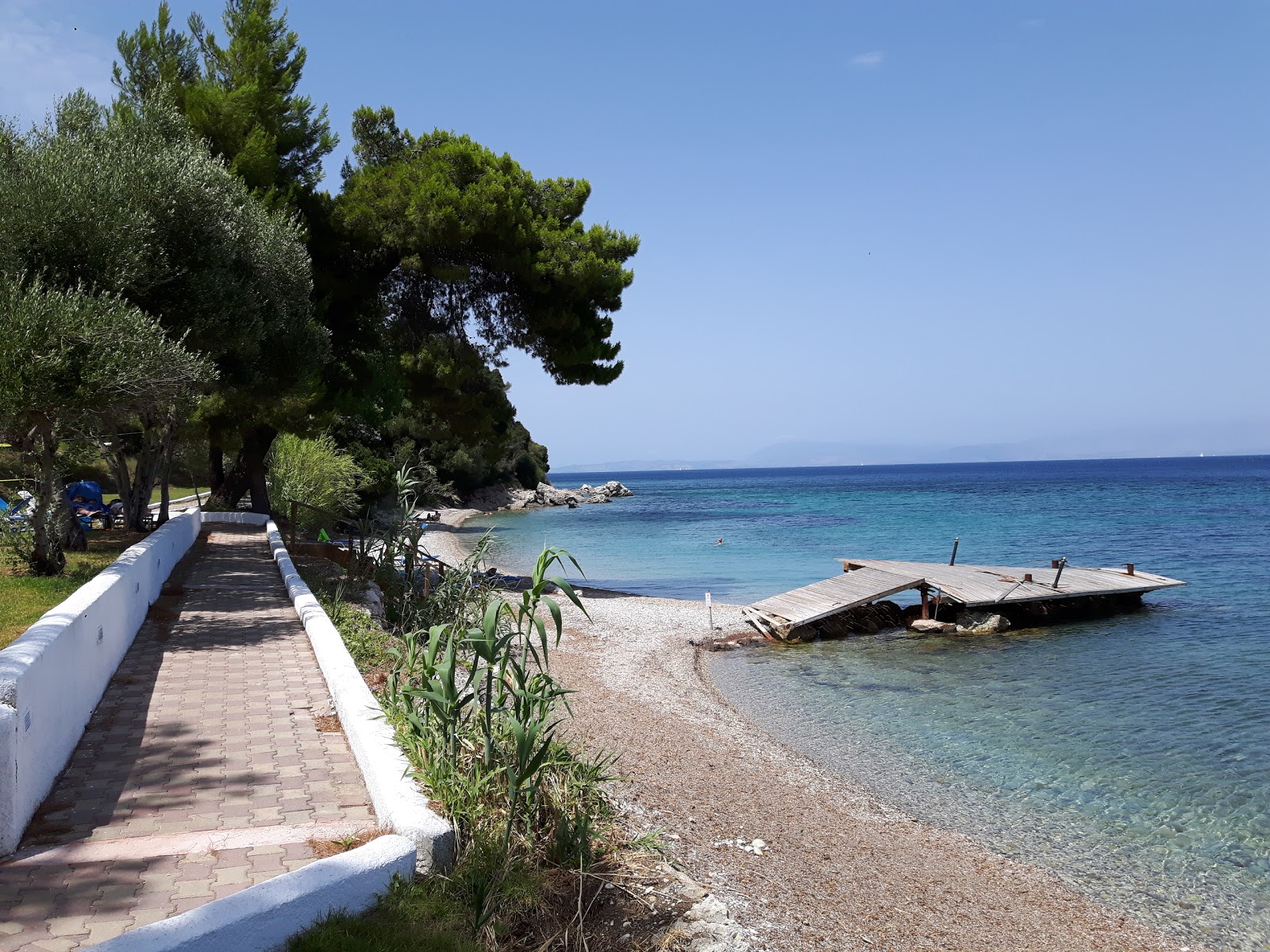 Foto af Corfu Senses Strand og dens smukke landskab