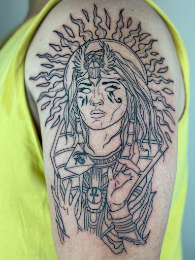 Explore cross hand tattoo ideas, creative tattoo ideas in Chattanooga, available at Empress Tattoo & Piercing