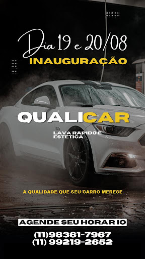 Logo da empresa - QUALICAR LAVA RÁPIDO