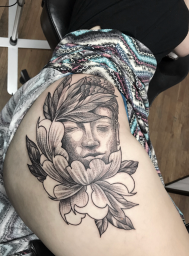 Explore flower tattoo ideas for females, creative tattoo ideas in Silver City, available at Independent Ink Tattoo