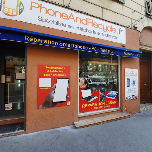 Phoneandrecycle Garibaldi Smartphones & tablettes reconditionnés - Réparations Ecrans Smartphones & Tablettes à Nice