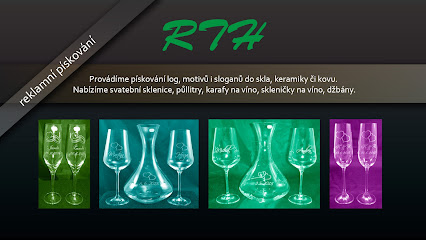 RTH - Pískování sklenic a potisk textilu