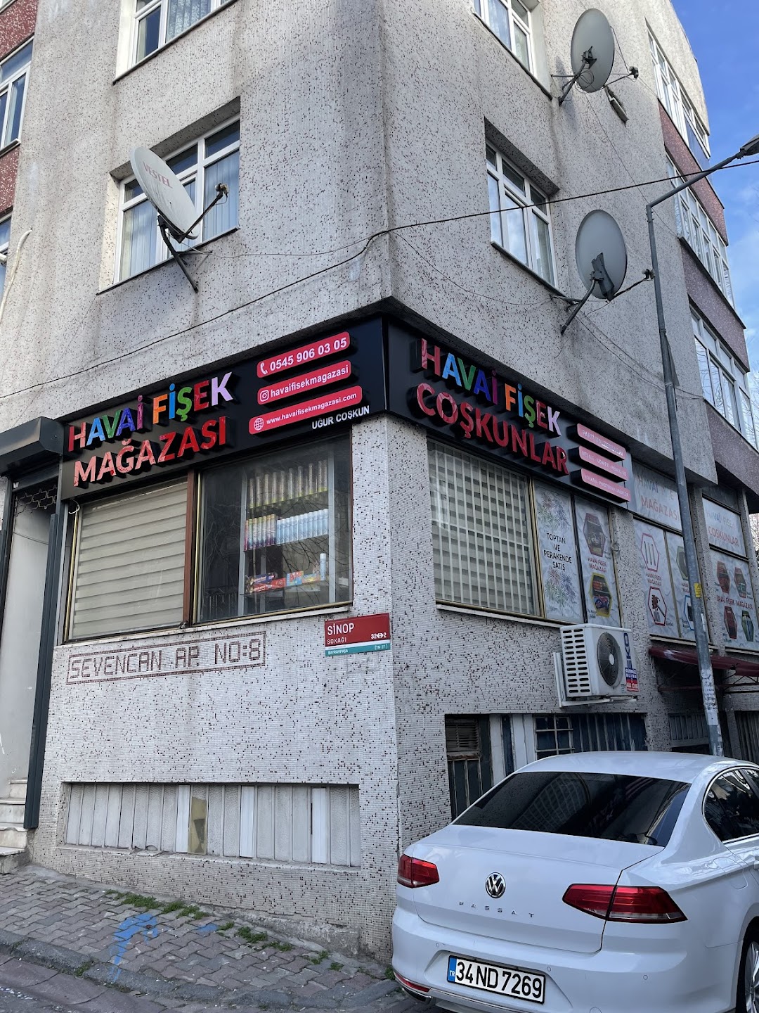 Havai Fişek Mağazası ve Meşale satışı