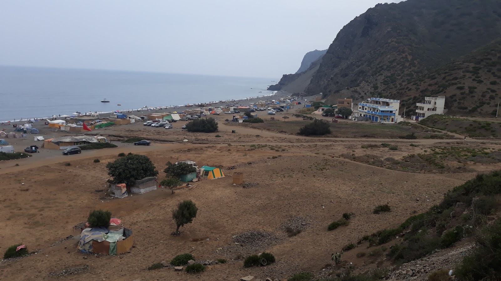 Photo de Plage Beni Baroun avec plage spacieuse