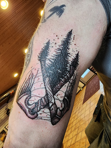 Explore tattoo ideas quarter sleeve, creative tattoo ideas in Minocqua, available at Walking Arts Tattoos