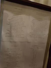 Restaurant de fruits de mer Darsena à Sarzana (le menu)