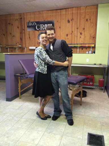 Explore wrap tattoo ideas, creative tattoo ideas in Florence, available at Iron Crow Tattoo Co.