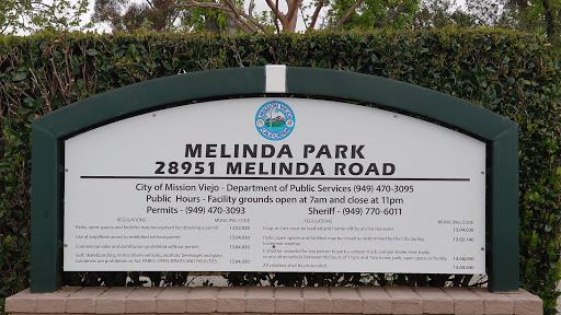 Park «Melinda Park», reviews and photos, 28951 Melinda Rd, Mission Viejo, CA 92692, USA