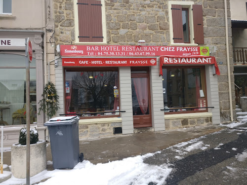 Hôtel Restaurant Fraysse à Saint-Agrève