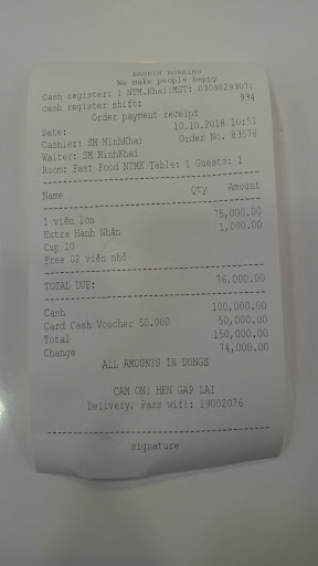 Top 18 cửa hàng baskinrobin Huyện Lệ Thủy Quảng Bình 2022