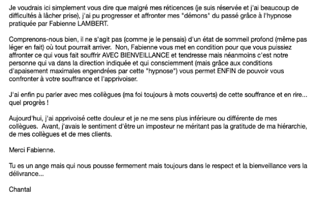Reacties en beoordelingen van Fabienne Lambert - Coach - Hypnothérapeute - Coach conjugale et Sexologue