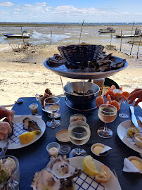 Plats et boissons du Bar-restaurant à huîtres La Dégust' du Grand Coin - Dégustation d'Huîtres à Lège-Cap-Ferret - n°14