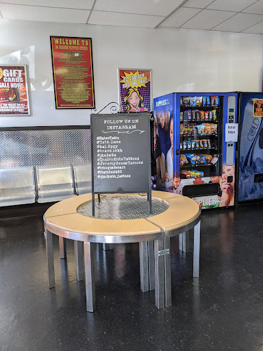 Explore dog and cat tattoo ideas, creative tattoo ideas in Hilliard, available at 22 Caliber Tattoo Mega Studio