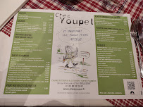 Menu / carte de Chez youpel | Brasserie Restaurant à Sélestat