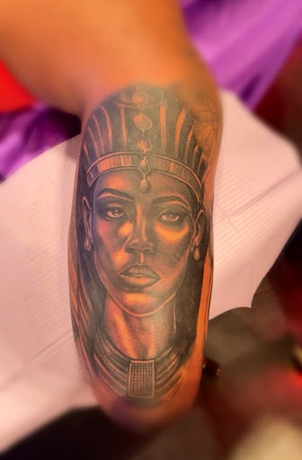 Explore spaceship tattoo ideas, creative tattoo ideas in Fairfield, available at Tattoo Magic Good Fortunes Tattoo Studio And Art Gallery