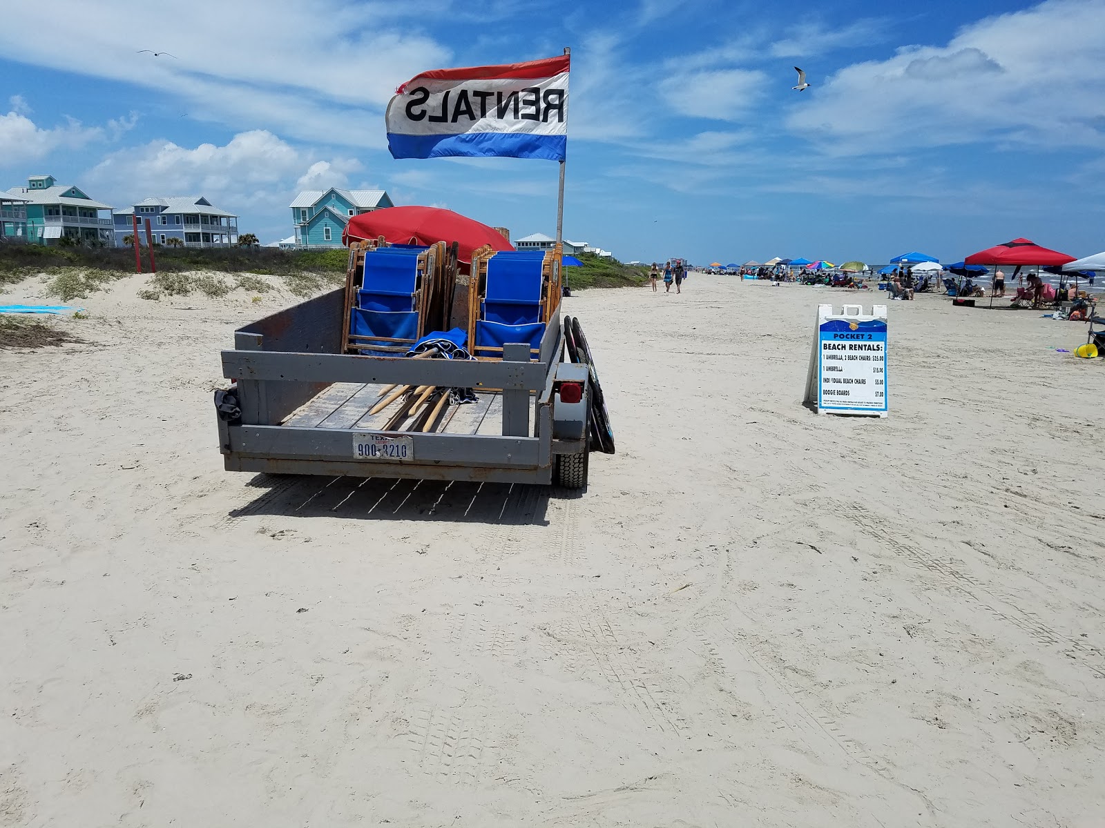 Photo de Galveston beach II - bon endroit convivial pour les animaux de compagnie pour les vacances