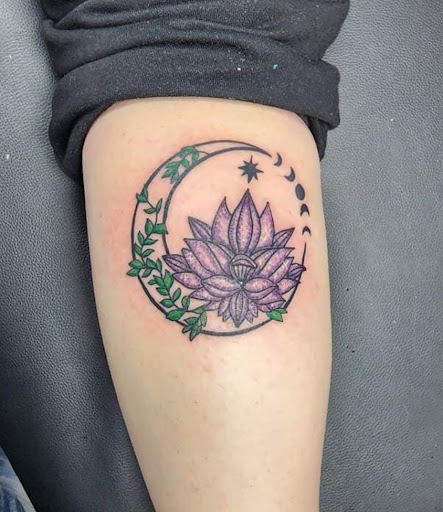 Explore family birthstone tattoo ideas, creative tattoo ideas in New Hampton, available at Crescent Moon Tattoo