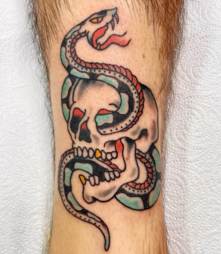 Explore gladiator tattoo ideas, creative tattoo ideas in Austin, available at Amillion Tattoo, Piercings, & Laser Removal