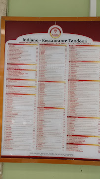 Restaurant indien Natraj Tandoori à Lisbon - menu / carte