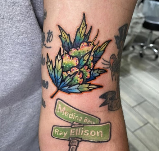 Explore hear no evil tattoo ideas, creative tattoo ideas in San Antonio, available at Firme Copias Tattoo Studio