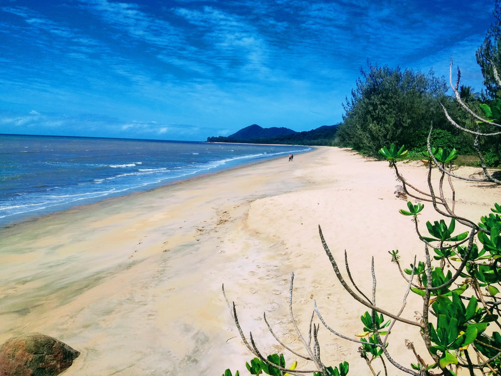 Foto di Bramston Beach con costa lunga e dritta