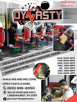 Barber Shop «Dynasty Barber shop», reviews and photos, 510 W Montauk Hwy, Lindenhurst, NY 11757, USA