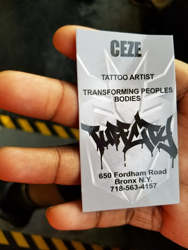 Tattoo Shop «Tuff City Tattoos», reviews and photos, 650 E Fordham Rd, Bronx, NY 10458, USA