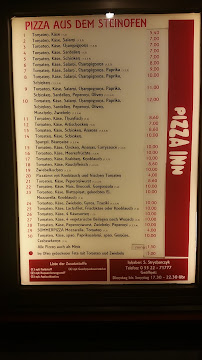 Menu / carte de Pizza Inn à Osterode am Harz