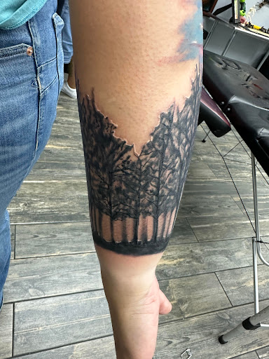 Explore overthinking tattoo ideas, creative tattoo ideas in El Paso, available at American Tattoo Society of Ft Bliss
