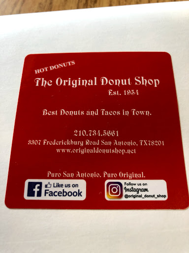 Donut Shop «Original Donut Shop», reviews and photos, 3307 Fredericksburg Rd, San Antonio, TX 78201, USA
