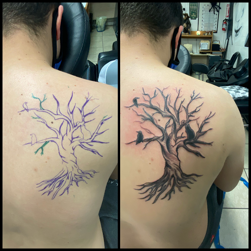 Explore dmv tattoo ideas, creative tattoo ideas in Alamogordo, available at Southern Lights Tattoo Company