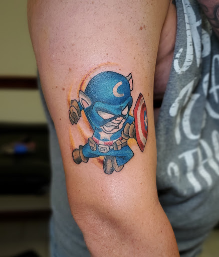 Explore ak47 tattoo ideas, creative tattoo ideas in Stamford, available at KE Tattoo Studio