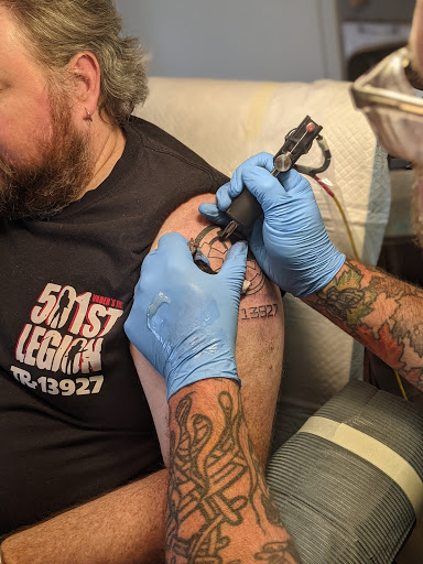 Explore joker tattoo ideas for guys, creative tattoo ideas in Omaha, available at Liquid Courage Tattoos