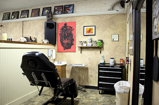 Explore womens thigh tattoo ideas, creative tattoo ideas in Hickory, available at Forever Inked