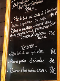 Restaurant A l'Ardoise à Saint-Valery-sur-Somme (la carte)