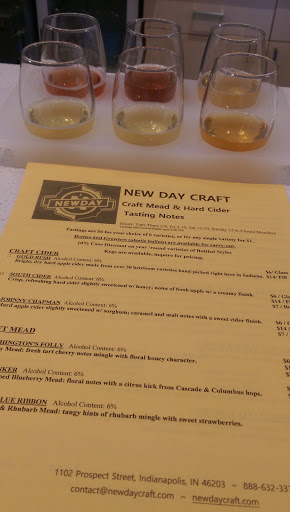 Brewery «New Day Craft Mead & Cider», reviews and photos, 1102 Prospect St, Indianapolis, IN 46203, USA